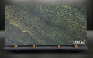 Picasso Green Granite slab polished natural stone supplier near UAE